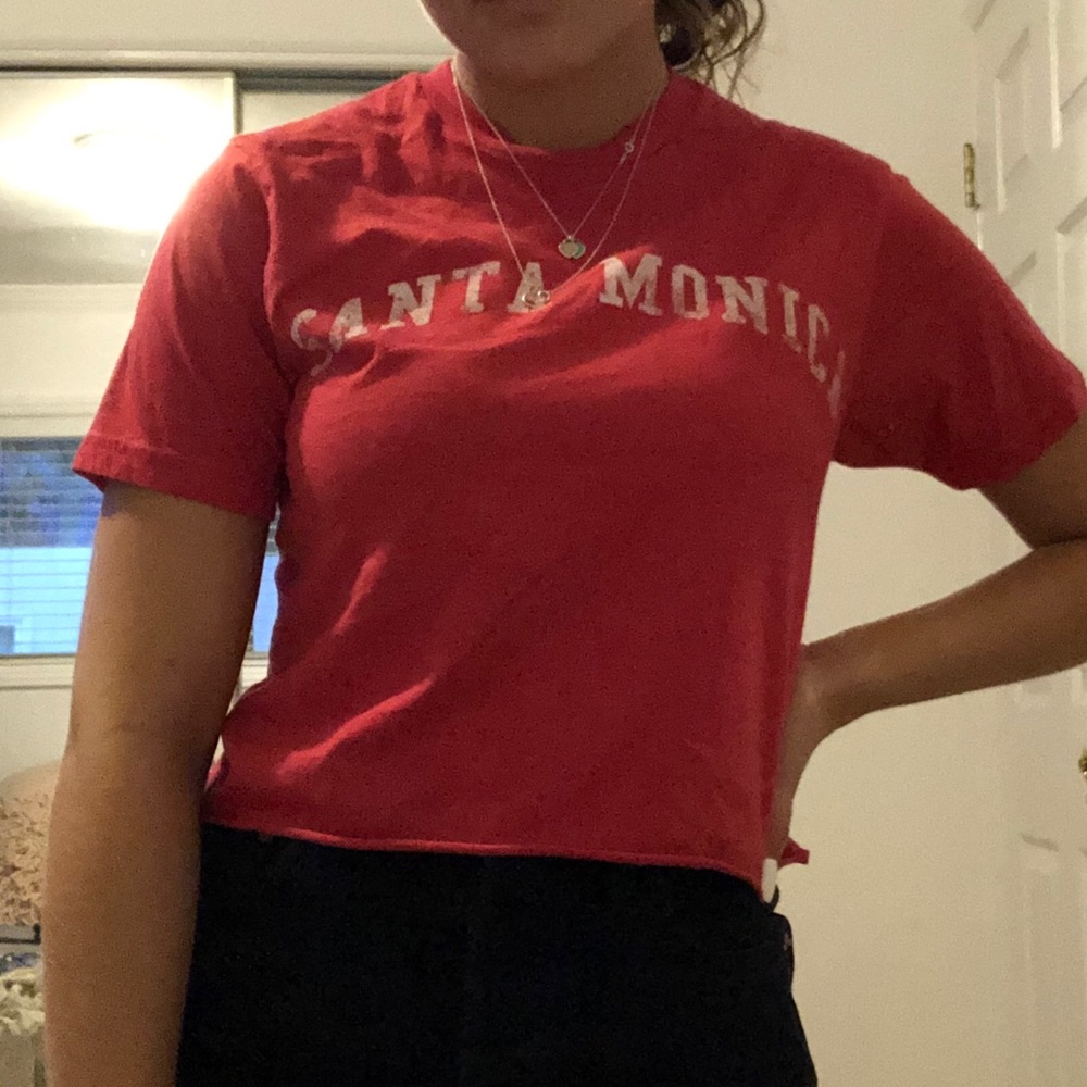 Santa Monica cropped t-shirt